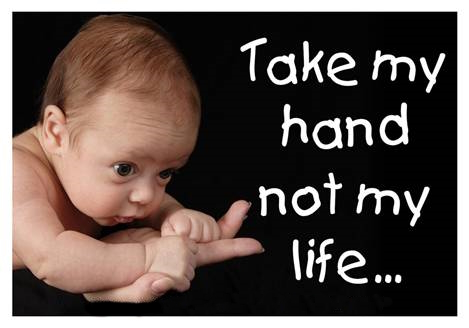 Take my hand, not my life